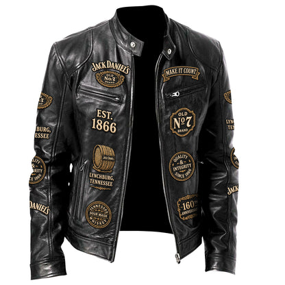 Jack Dani 160th Anniversary Collar Leather Jacket V10