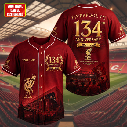 L.V.P 134th Anniversary Baseball Jersey Shirt
