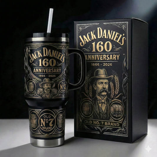 Jack Dani 160TH Anniversary Insulated Tumbler 30oz , Jack Dani Tumbler 40oz