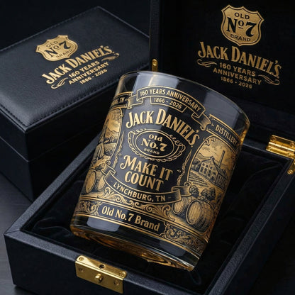 Jack Dani 160TH Anniversary Glass , Jack Dani Glass
