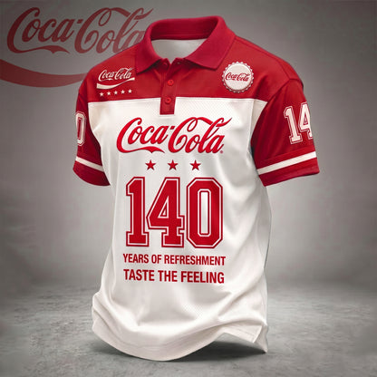 Cola 140th Anniversary Polo V5 , Cola Shirt , Cola 2026 Shirt