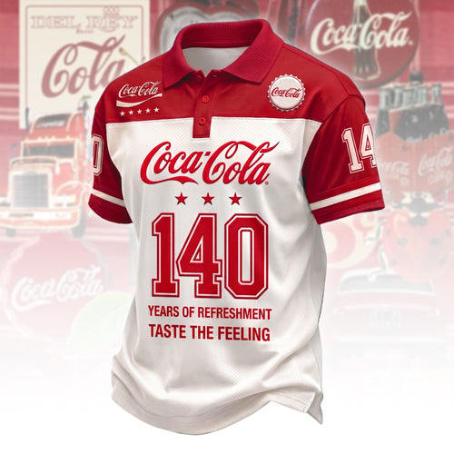 Cola 140th Anniversary Polo V5 , Cola Shirt , Cola 2026 Shirt