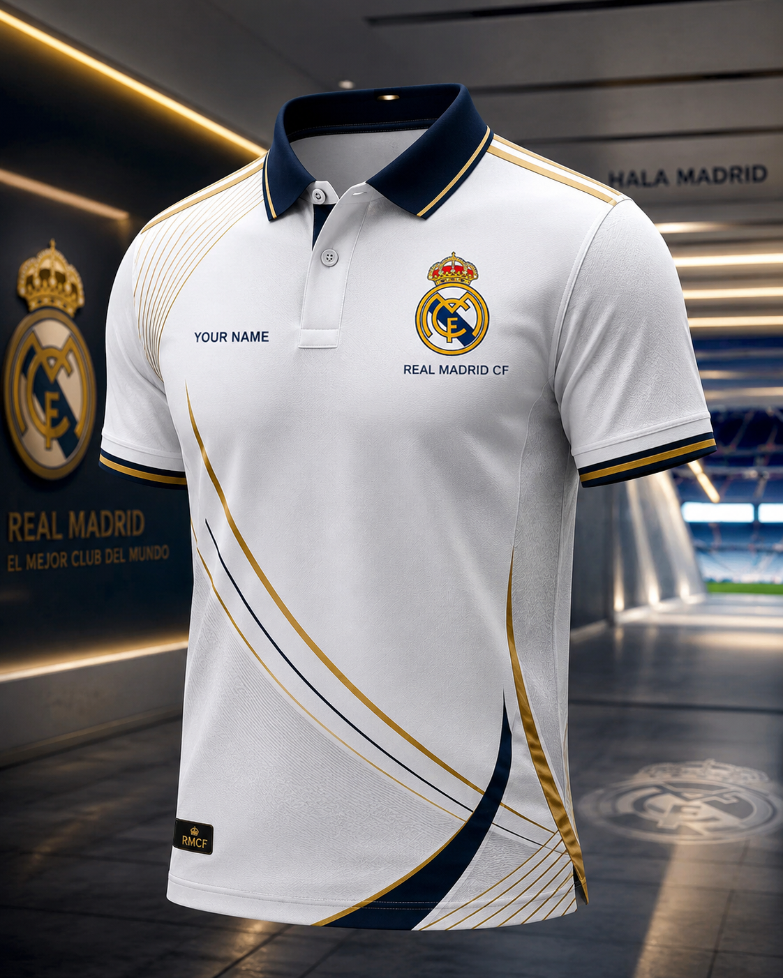 Real Polo , Real Hala Madird Polo , Real 2026 Shirt V4