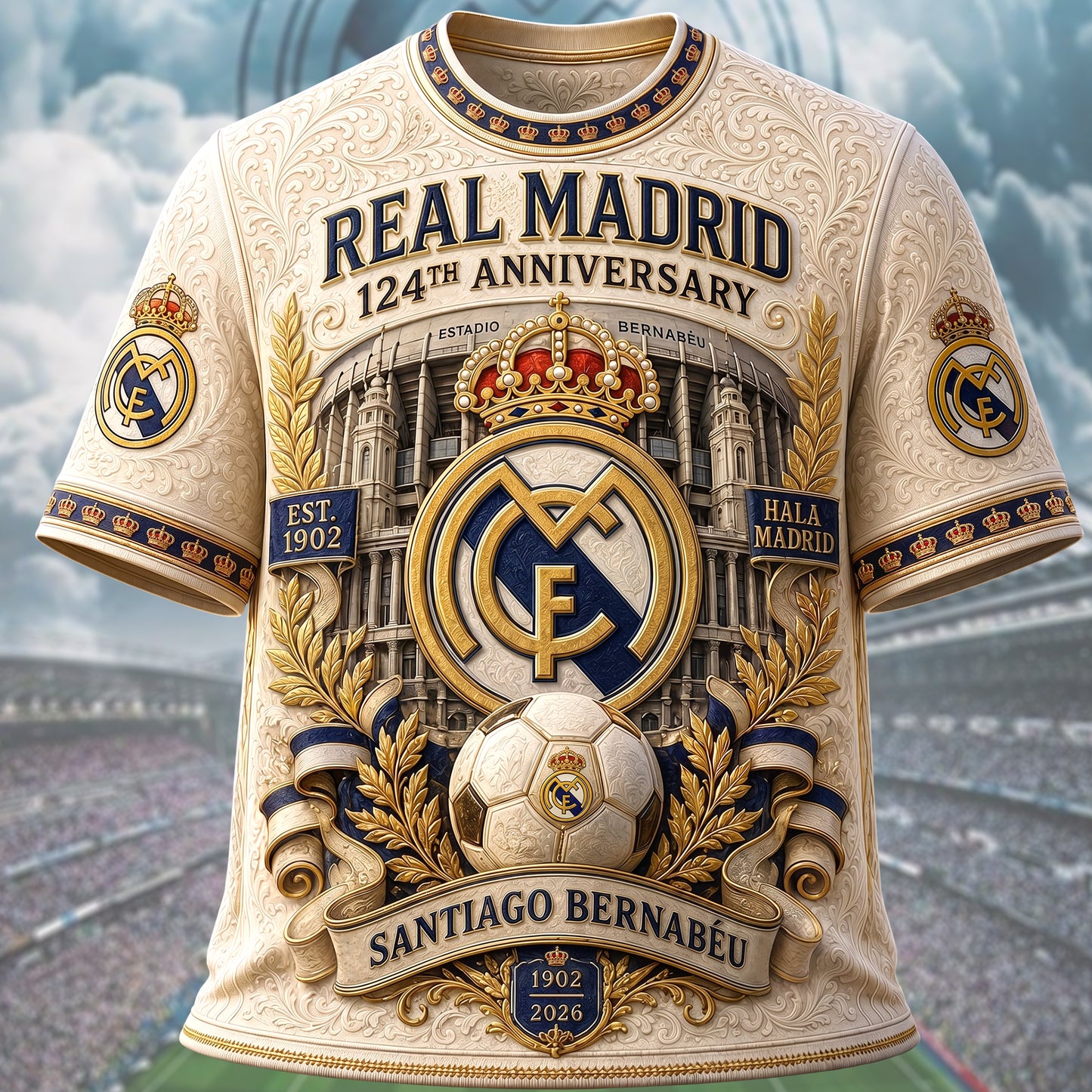 Real 124th Anniversary T-Shirt , Real T-Shirt 2026