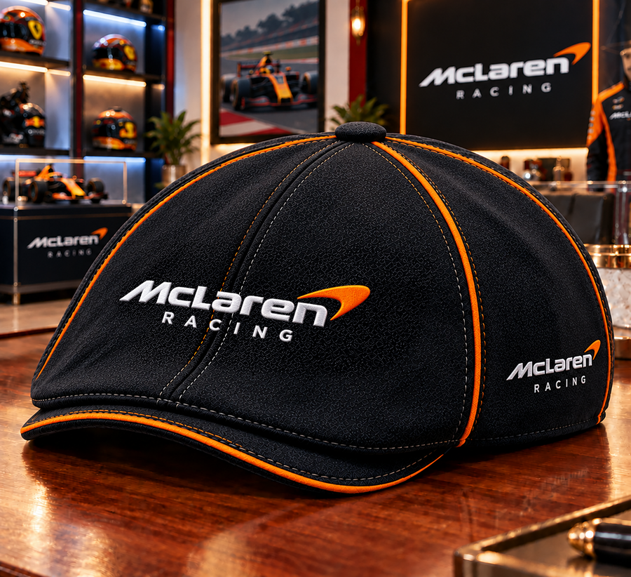 MCLR Racing Ivy Cap , Racing Flat Cap