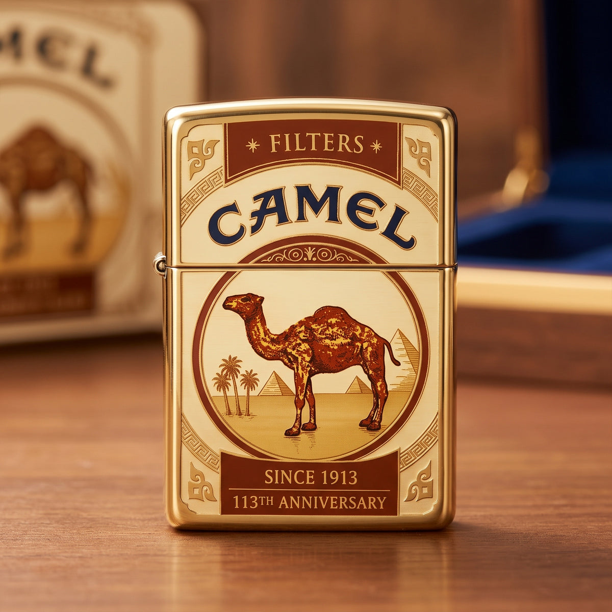 Camel 113th Anniversary Zippo Lighter, Camel Since 1913 Zippo Lighter V2