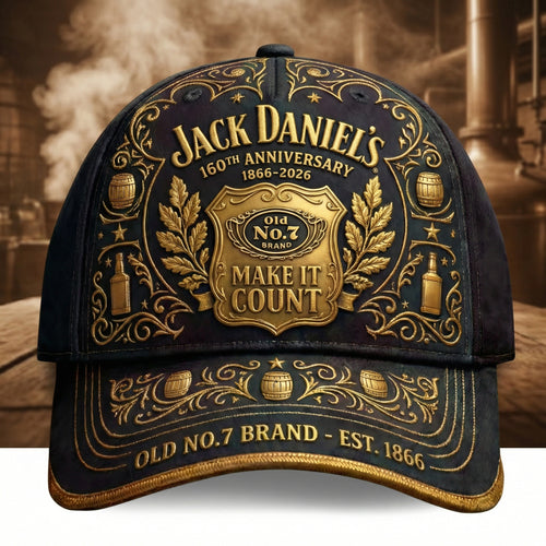 Jack Dani 160TH Anniversary Cap , Jack Dani Luxury Classic Cap