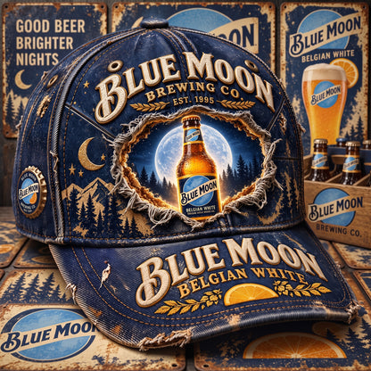Blue Mon EST. 1995 Cap, Blue Mon Vintage Cap