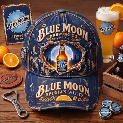 Blue Mon EST. 1995 Cap, Blue Mon Vintage Cap