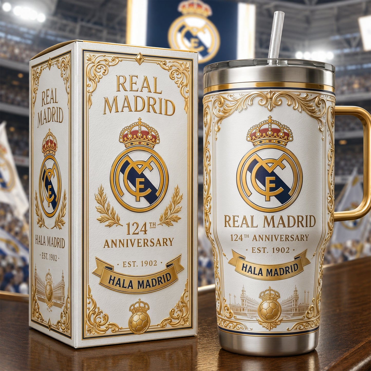 Real CF 124th Anniversary Insulated Tumbler 30oz, Real Tumbler 40oz