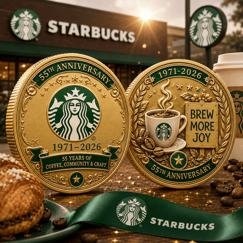 Strbcks 55th Anniversary Commemorative Coin