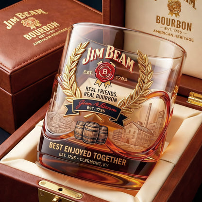 Jim Bm EST. 1795 Glass , Jim Bm Glass