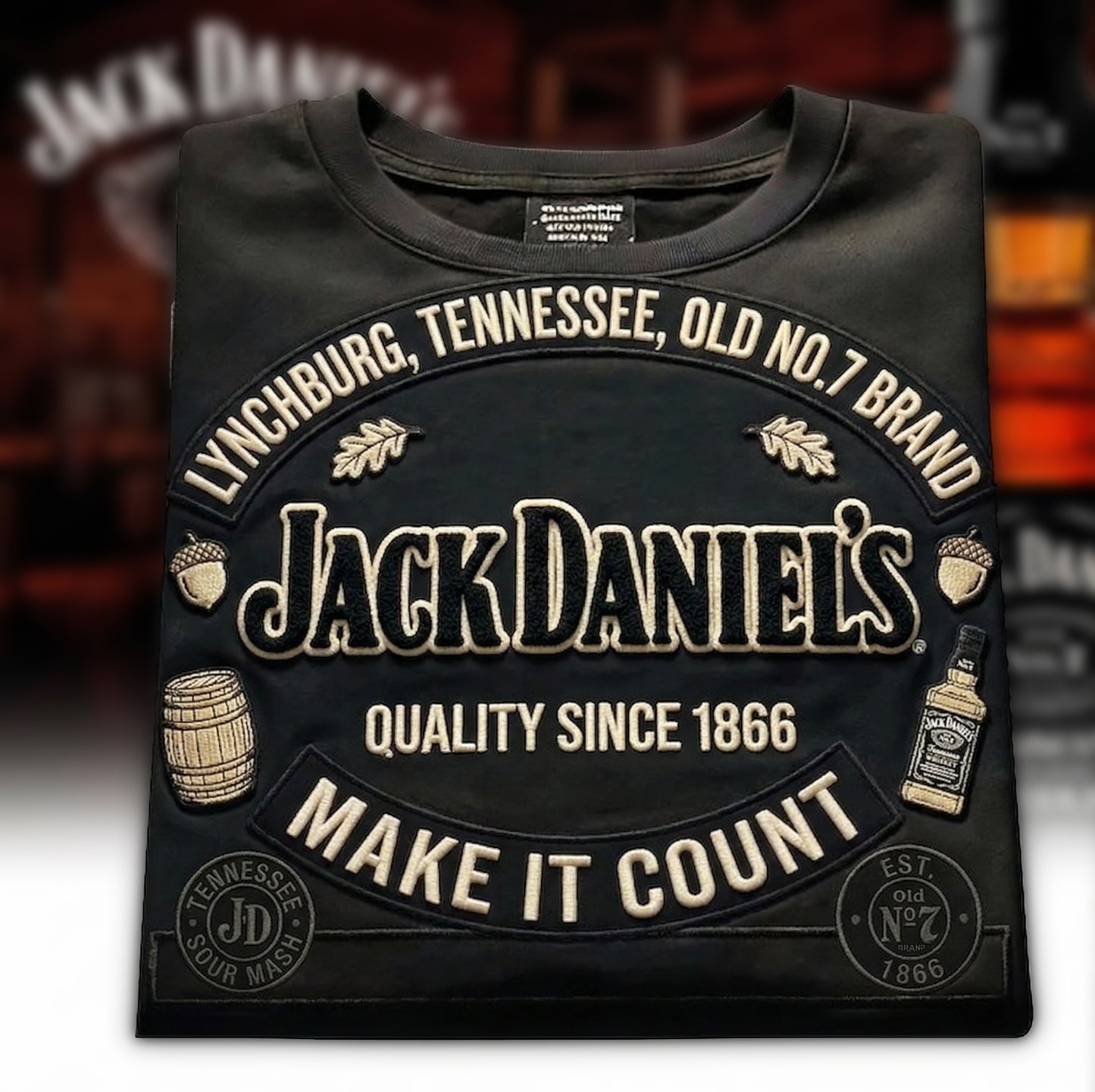 Jack Dani Old No.7 Brand T Shirt , Jack Dani T-Shirt 2026