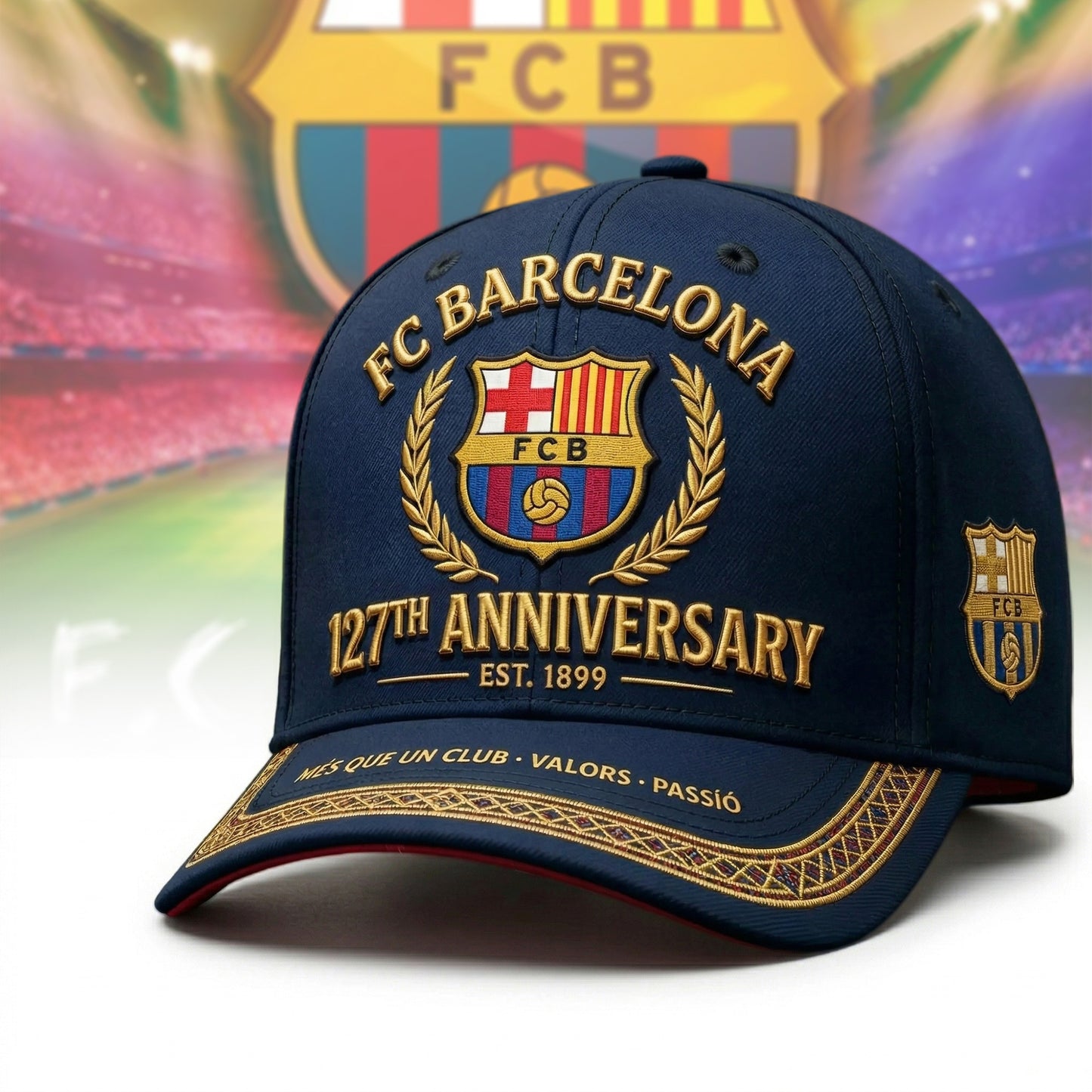 Barca 127th Anniversary Cap V2, Barca Luxury Classic Cap