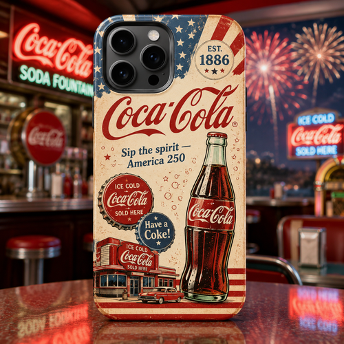 Cola EST. 1886 X America 250 Years- Cola Full Print Phone Case V2