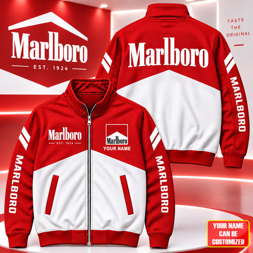 Marlbor EST. 1924 Zipper Stand Collar Jacket