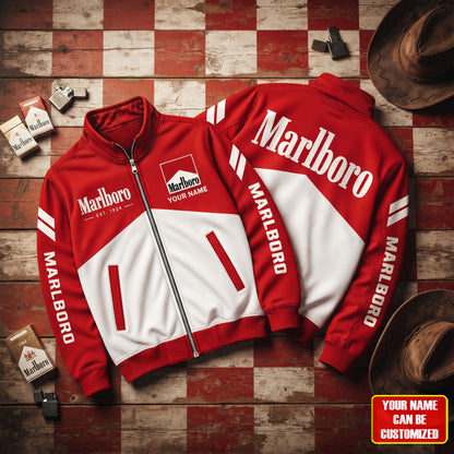 Marlbor EST. 1924 Zipper Stand Collar Jacket