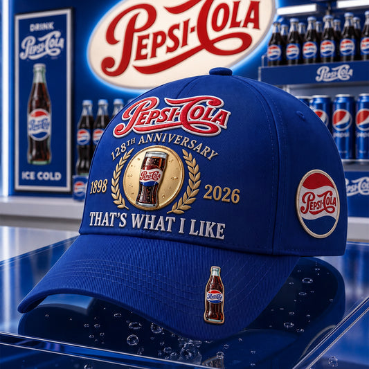 Pepsi 128th Anniversary Cap , Pepsi Vintage Cap