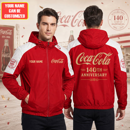 Personalized Cola 140th Anniversary Windproof Rush Jacket V2