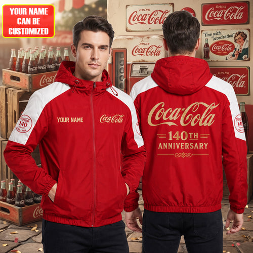 Personalized Cola 140th Anniversary Windproof Rush Jacket V2