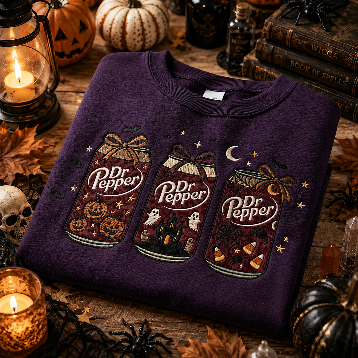 Dr Pepper Halloween Unisex Printed Sweatshirt