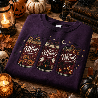 Dr Pepper Halloween Unisex Printed Sweatshirt