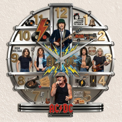 AC Home Decorative 3D Visual Effect Acrylic Wall Clock