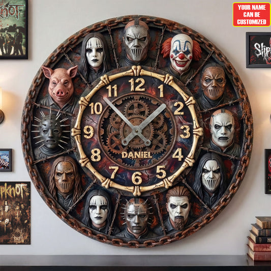 SK Home Decorative 3D Visual Effect Acrylic Wall Clock