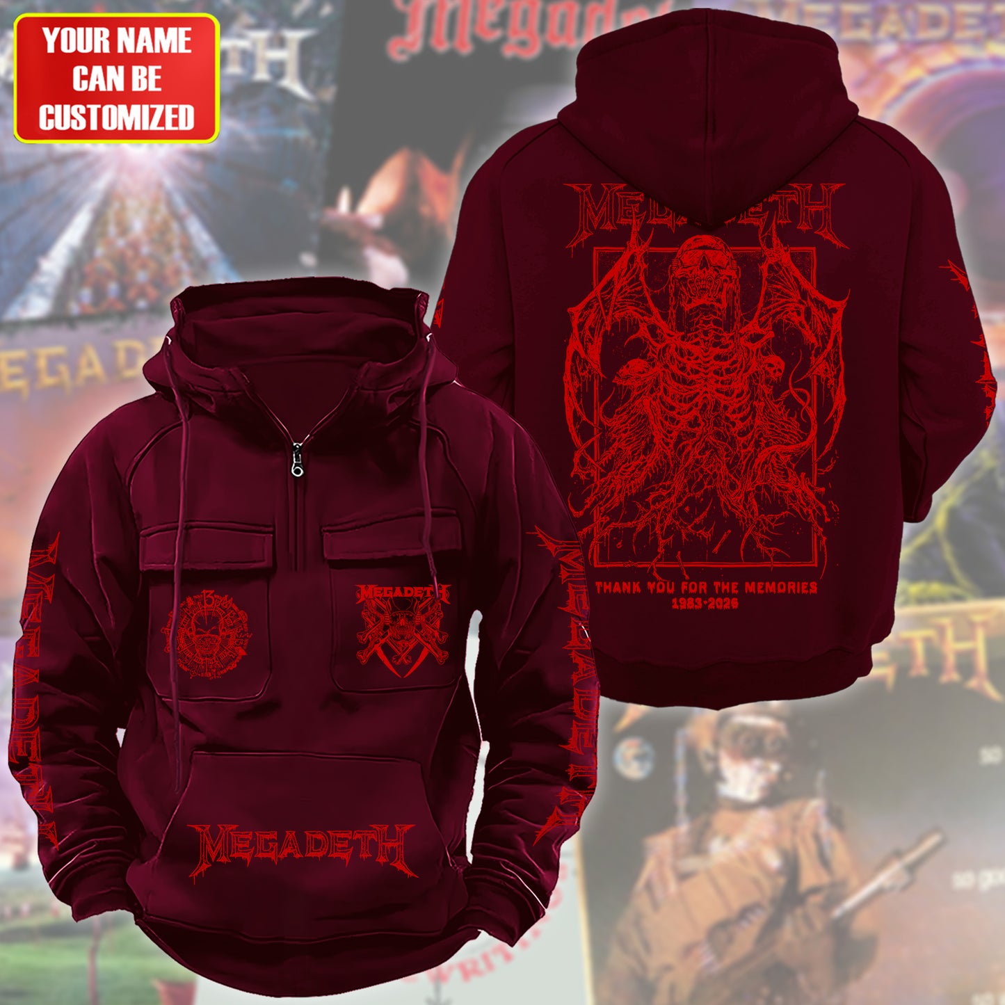 Personalized MGD Retro Cotton Hoodie (1983-2026)