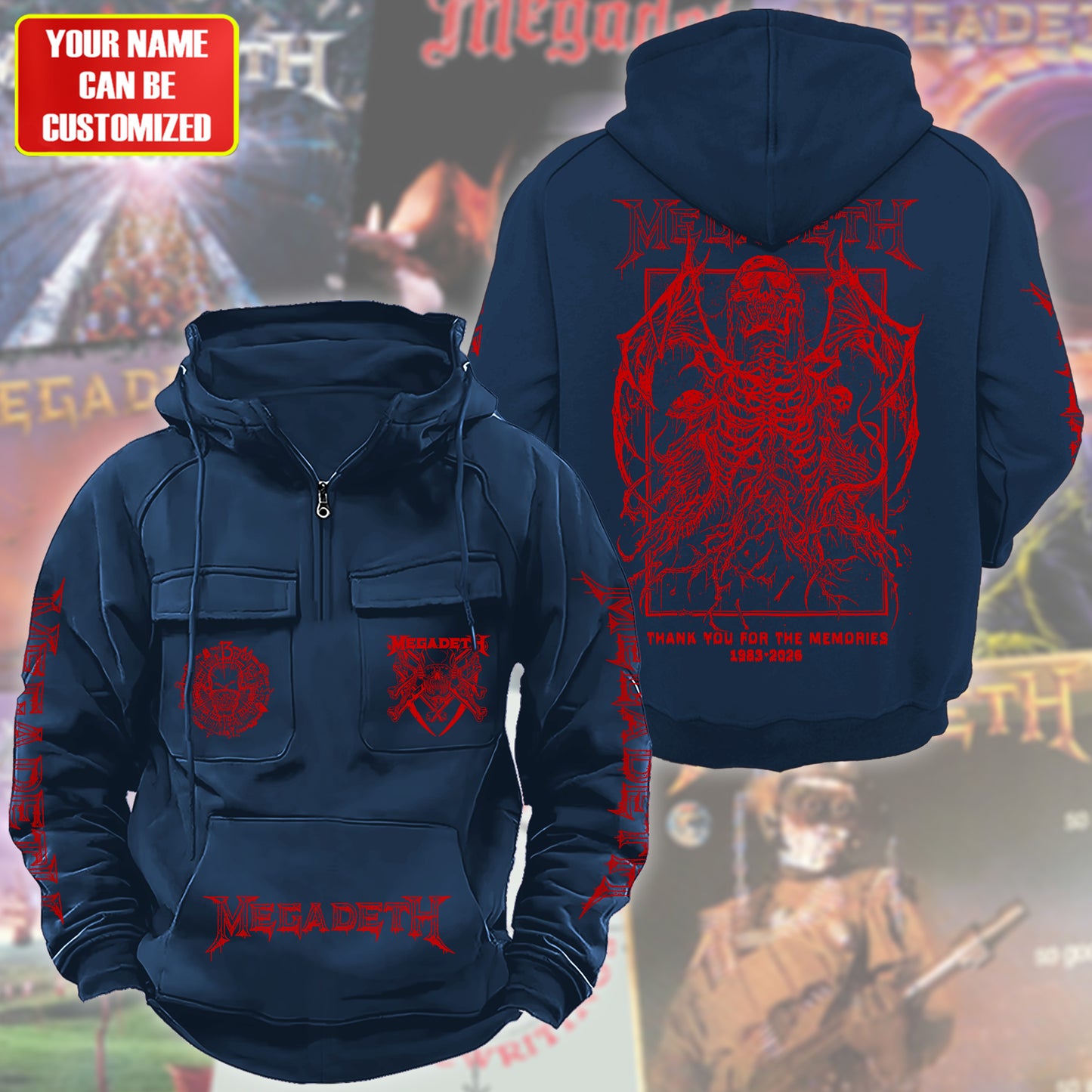 Personalized MGD Retro Cotton Hoodie (1983-2026)
