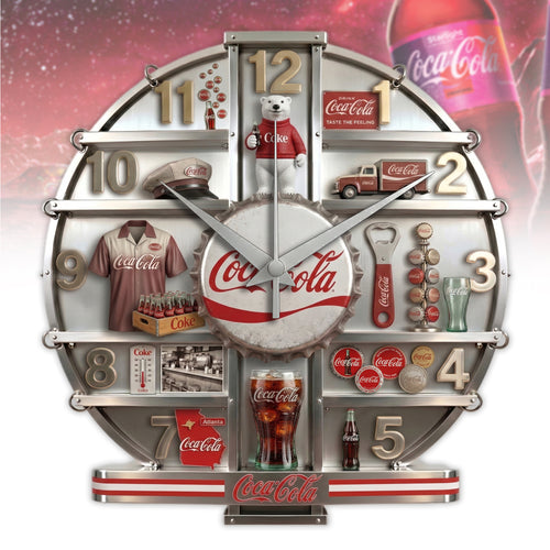 Cola Home Decorative 3D Visual Effect Acrylic Wall Clock