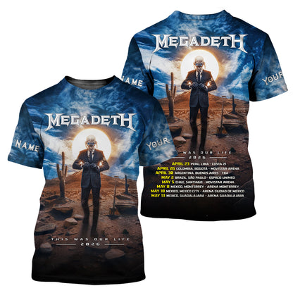 Personalized MGD Tour 2026 3D All Over Printed Unisex Shirt