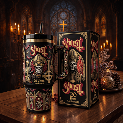 Ghost 20th Anniversary Insulated Tumbler 30oz , Ghost Tumbler 40oz
