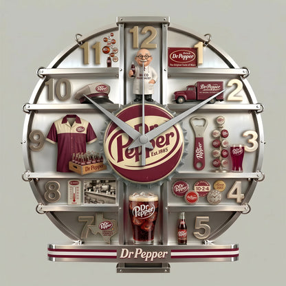Dr Pep Home Decorative 3D Visual Effect Acrylic Wall Clock