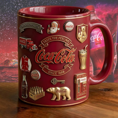 Cola Est 1886 Accent Mug , Cream Mug Gifts , Holiday Gifts