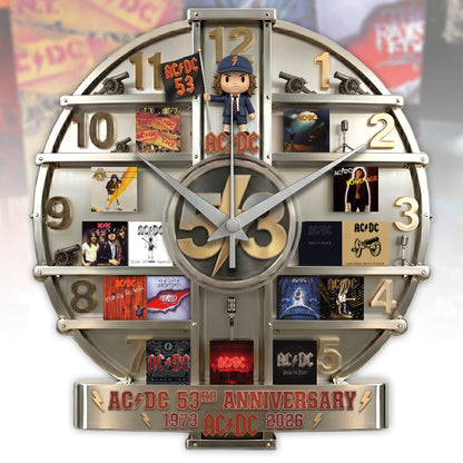 AC Albums Home Decorative 3D Visual Effect Acrylic Wall Clock
