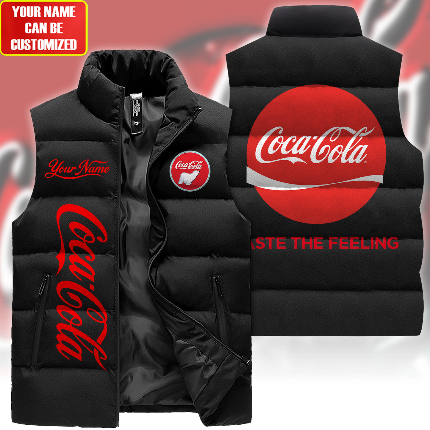 Cola Sleeveless Windproof Puffer Jacket