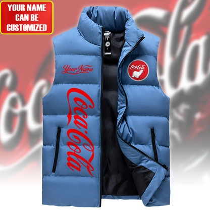 Cola Sleeveless Windproof Puffer Jacket