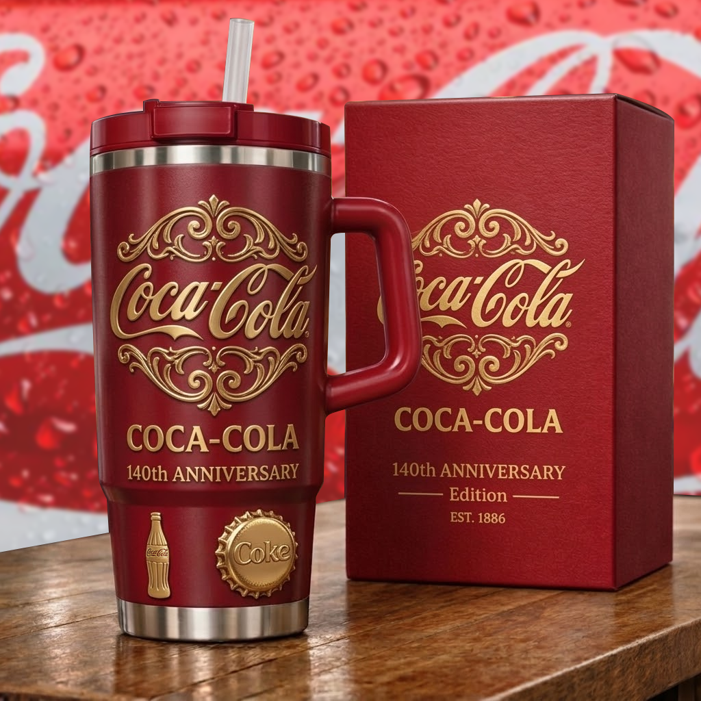 Cola 140 Years Anniversary Insulated Tumbler 30oz, Cola Tumbler 40oz V2