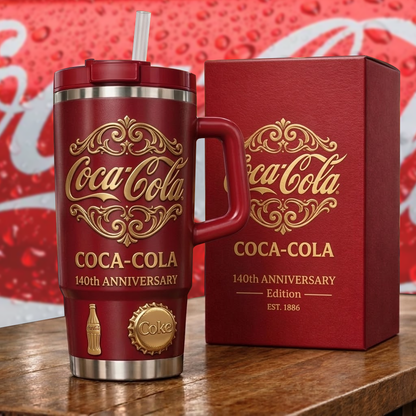 Cola 140 Years Anniversary Insulated Tumbler 30oz, Cola Tumbler 40oz V2
