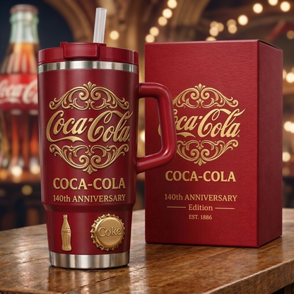 Cola 140 Years Anniversary Insulated Tumbler 30oz, Cola Tumbler 40oz V2