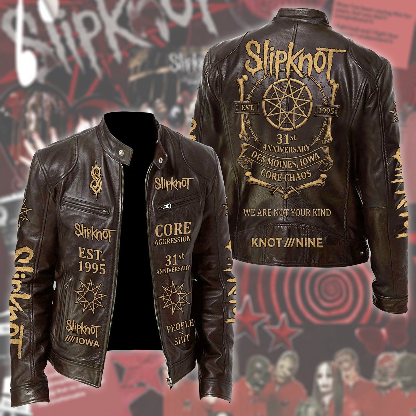 SK 31st Anniversary Collar Leather Jacket (1995-2026)