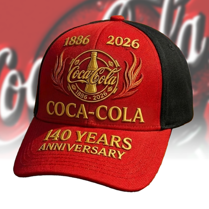 Cola 140 Years Anniversary Cap , Cola Luxury Classic Cap