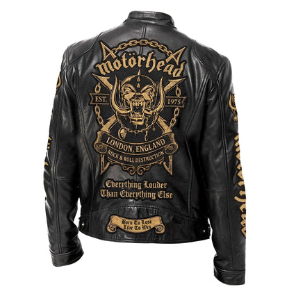 MH Rock Collar Leather Jacket