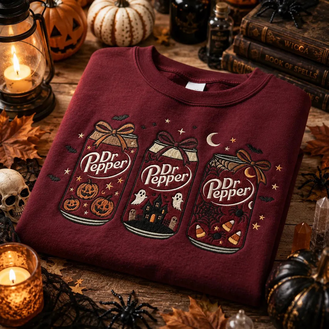 Dr Pepper Halloween Unisex Printed Sweatshirt