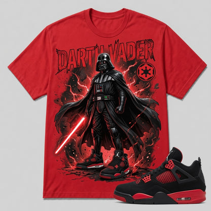 "DARTH" Shirt To Match AJ 4 Red Thunder, AJ 4 Matching Shirt