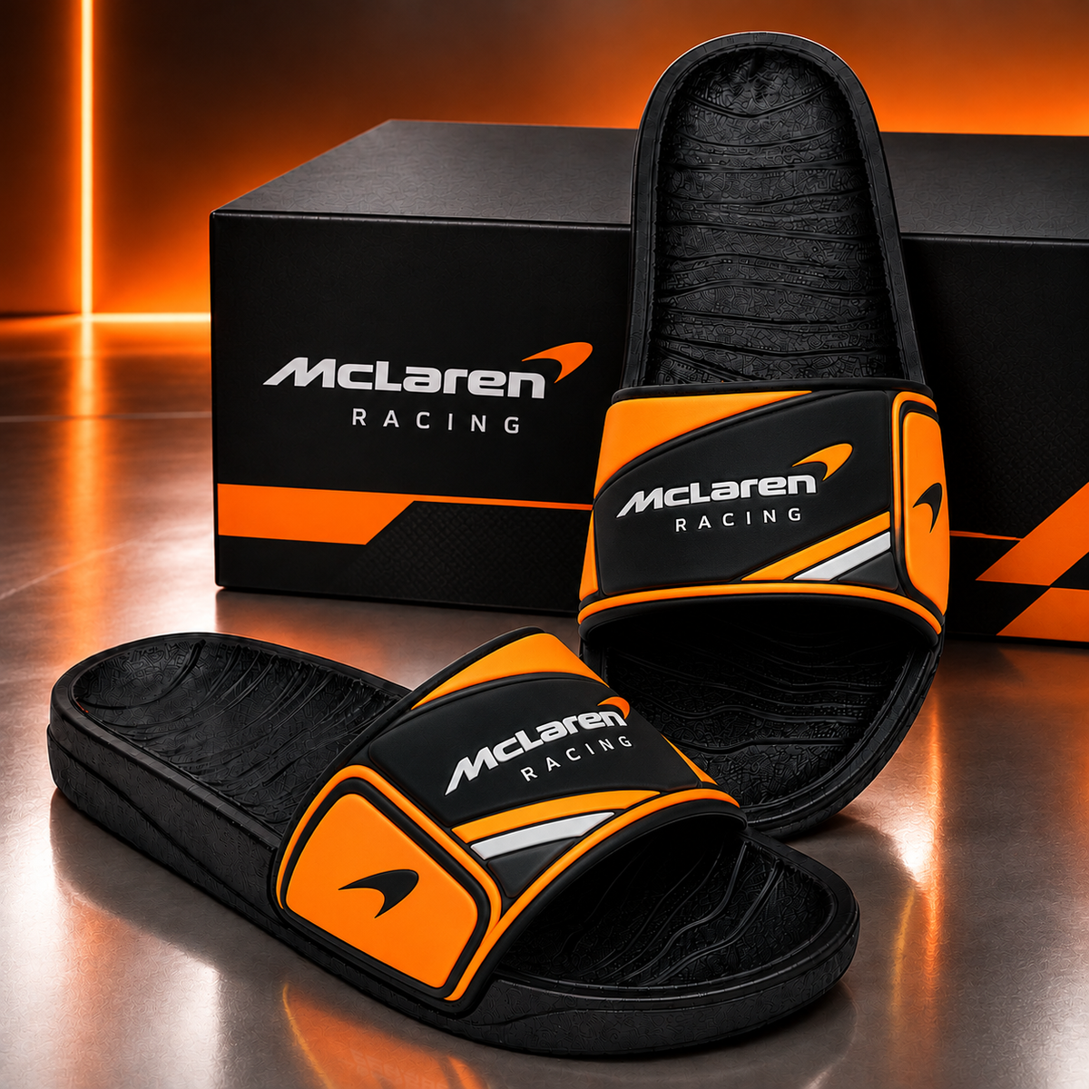 MCLR Racing Custom Leather Sandals