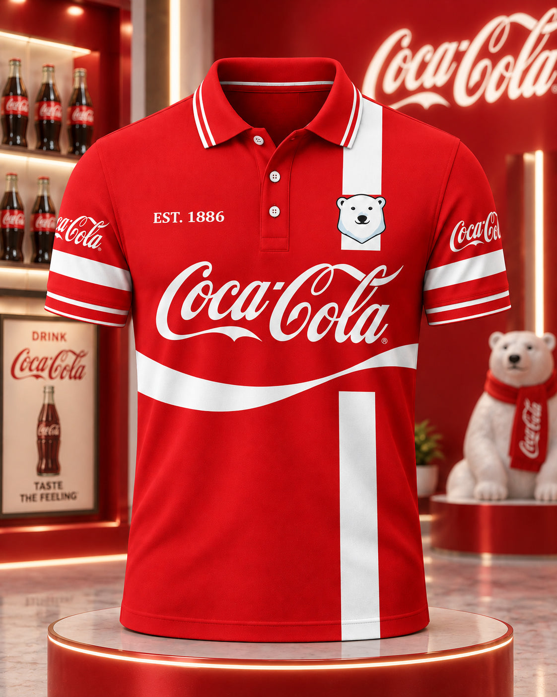 Cola EST. 1886 Polo , Cola Shirt , Cola 2026 Shirt V15