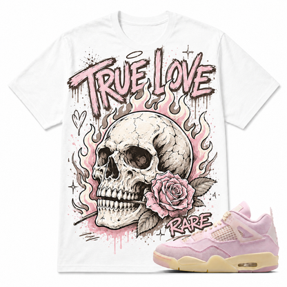 TRUE LOVE Shirt To Match AJ 4 Retro 'Pearl Pink and Iced Carmine', AJ 4 Matching Shirt