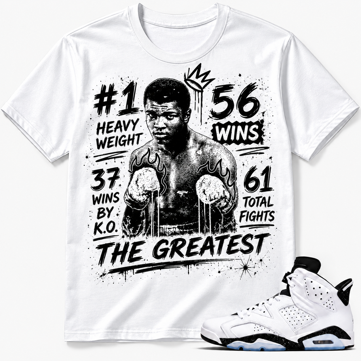 #1 HEAVY WEIGHT Shirt To Match AJ 6 Retro ‘Reverse Oreo’, AJ 6 Matching Shirt